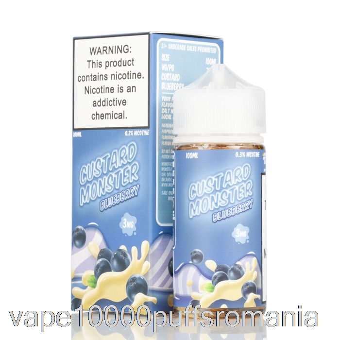 Vape Romania Afine - Crema Monstru - 100ml 3mg